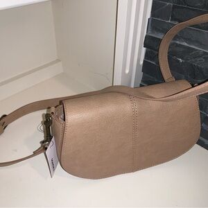 Sonoma Ariana Rounded Flap Cross Body Vegan Leather New